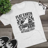 Flat Earth Society T-Shirt — "There Is Nothing To Fear But Sphere Itself" Graphic Tee